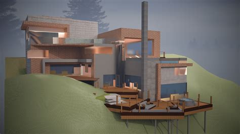 Modern House In The Wilderness On Behance