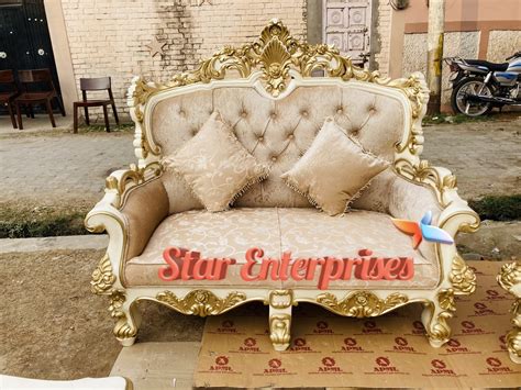 White Maharaja Sofa Set Size 96x26x48 Rs 160000 Set Star