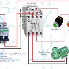 single phase  wire submersible pump control box wiring diagram circuits pinterest