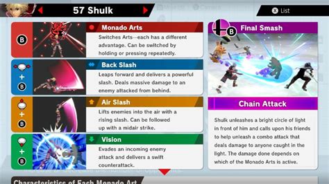 Smash Ultimate Shulk Guide Moves Outfits Strengths Weaknesses