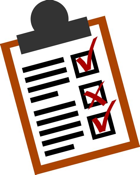 Checklist Clipart Clip Art Library