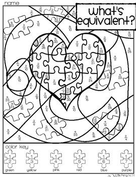 Autism coloring pages at getdrawings | free download. Autism Awareness Simplify Fractions Coloring page (no prep ...