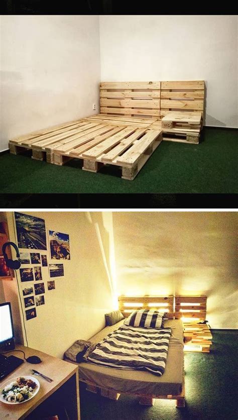 20 Extended Pallet Ideas For Home Interior Wood Pallet Bed Frame