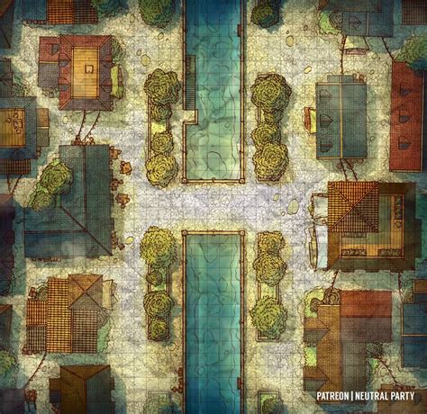 City Boulevard Battlemaps Fantasy Map Dnd World Map Dungeon Maps