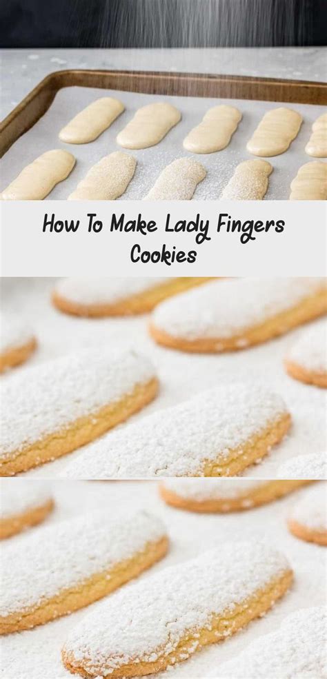 On a large flat surface, a cutting board or plate, sift powdered sugar. How To Make Lady Fingers Cookies | Lady finger cookies ...