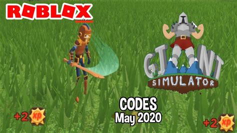 All codes give gold below this message. Roblox Giant Simulator Codes May 2020 - YouTube