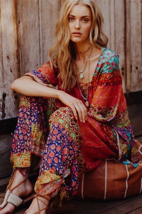 Boho Vibes Hippie Style Look Hippie Chic Bohemian Style Gypsy Style Bohemian Print Hipster