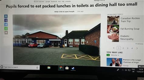 Pupils Forced To Eat Packed Lunches In Toilets Youtube