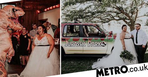Couple Have Amazingly Elegant Jurassic Park Themed Wedding Metro News