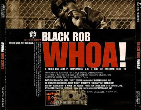 Gorillaz, black rob rarities comped by the automator. Black Rob - Whoa!: Promo, Single. CD | Rap Music Guide