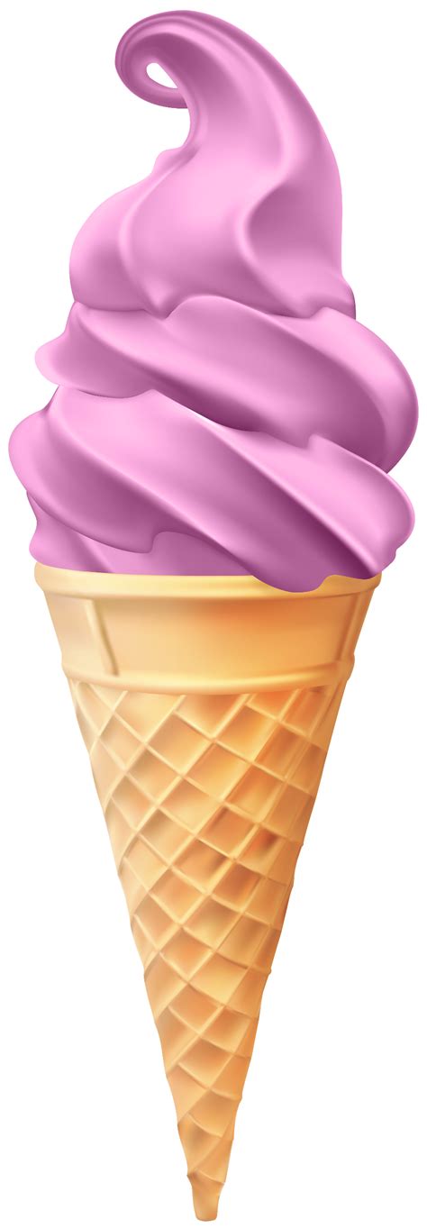 Download High Quality Ice Cream Cone Clip Art Pink Transparent Png