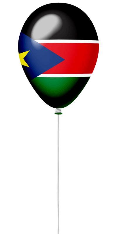 南スーダン共和国の国旗イラスト フリー素材 風船タイプ【flag icon south sudan】【2021】 国旗 共和国 国旗 イラスト