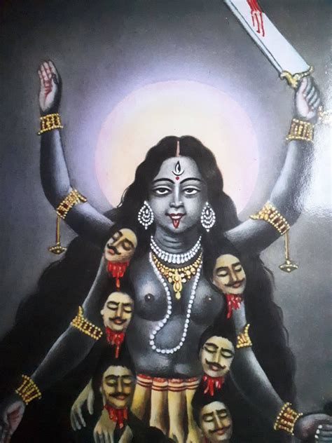 Pin By Om Bhakti Shringar On Hindu Goddess Vintage Prints Kali Goddess Kali Goddess