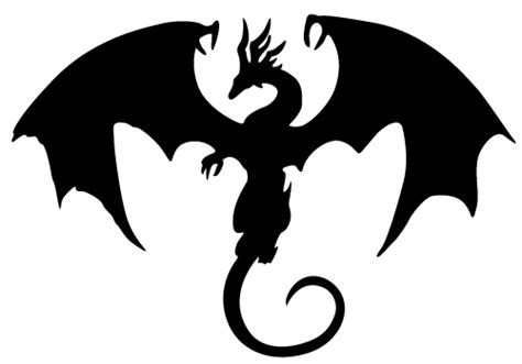 Free Simple Dragon Silhouette Download Free Simple Dragon Silhouette