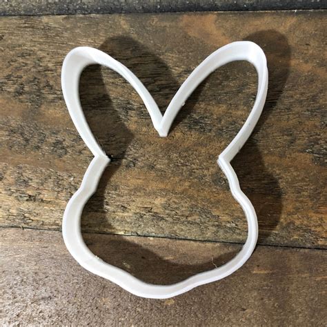 Easter Bunny Head Custom Made Cookie And Fondant Cutters 3d Printed