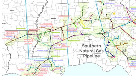 Southern Natural Gas Pipeline Aka Sng Or Sonat By Loretta Angeli