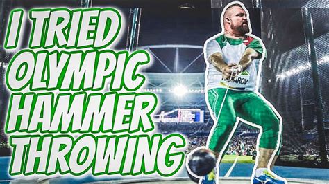 Strongman Tries Olympic Hammer Throwing Youtube
