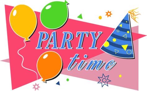 Party Time Public Domain Vectors