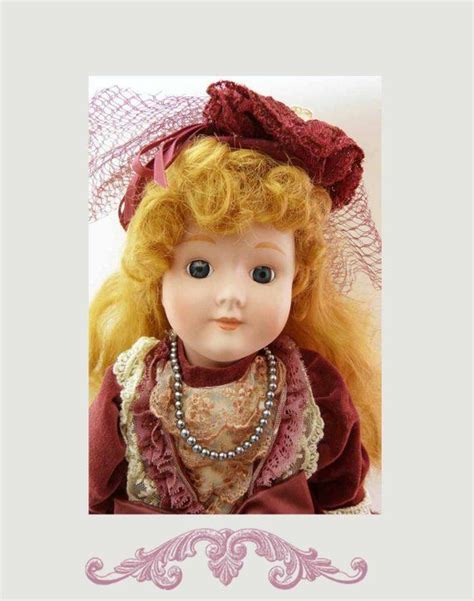 Sarah Large Victorian Lace Porcelain Doll 16 Qvc 1980s Camelot