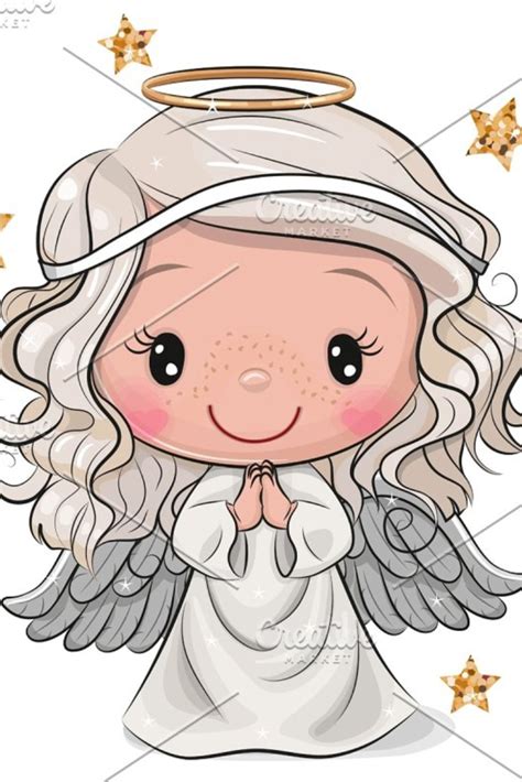 Angel Cartoon Cartoon As Anime Angel Drawing Angel Painting Art