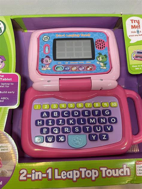 Nib Leapfrog 2 In 1 Leaptop Touch Pink 804046594208 Ebay