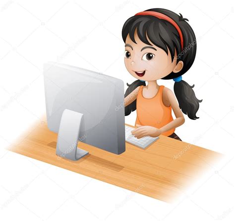 Children Computer Clipart Children Working At Computers Royalty Free
