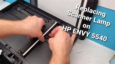 How To Replace Scanner Lamp Unit On Hp Envy 5540 5542 5660 6255 6250