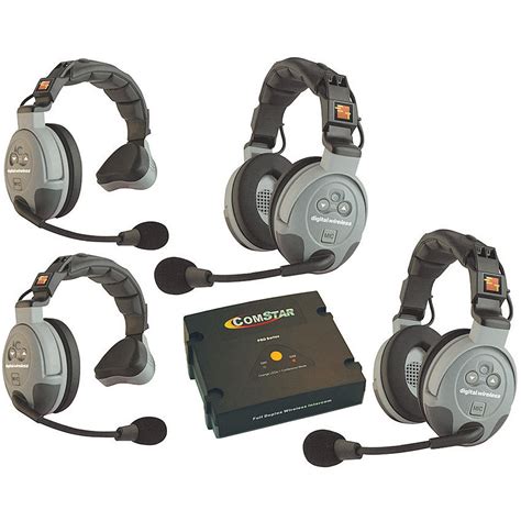Wireless is an essential productivity tool for your company's mobile workforce, helping employees stay connected to the corporate network and internet. Eartec COMSTAR XT-4 4-User Full Duplex Wireless Intercom XT-4