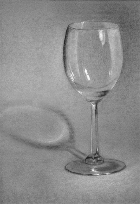 By Saret The Drawing Of The Glass Shows Transparency Wine Glass