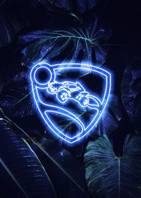 Find the best rocket league wallpapers on wallpapertag. Rocket League Neon Gaming Poster Print | metal posters ...