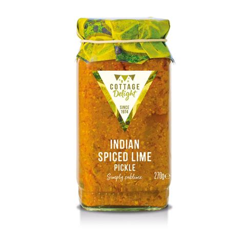 Cottage Delight Pickle Indian Spiced Lime 270g Bosworths Online Shop