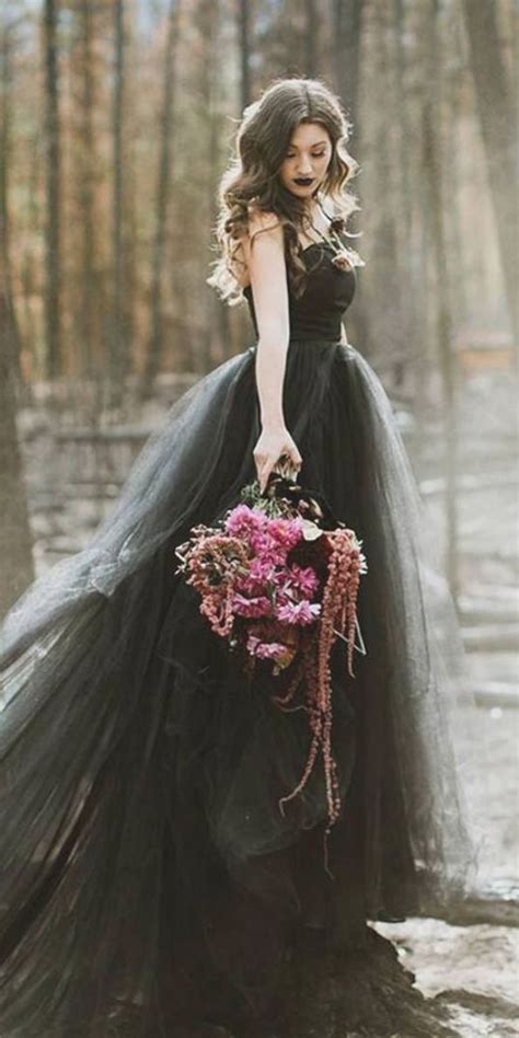 Beautiful Black Wedding Dresses That Will Strike Your Fancy