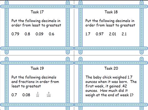 Join to access all included materials. The Elementary Math Maniac: Decimal and Money Task Cards ...