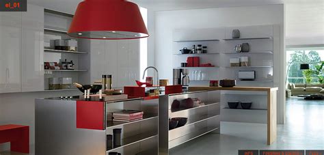 173 likes · 4 were here. Beautiful Stainless Steel Kitchen Design with Red Accents ...