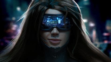 Wallpaper : people, video games, women, cyberpunk, long hair