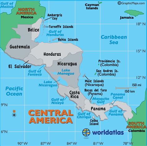 Central america is the southernmost part of north america on the isthmus of panama, that links the continent to south america and consists of the links to maps of individual countries will be found on the respective country profile, or see the links below. Central America Map - Map of Central America Countries ...