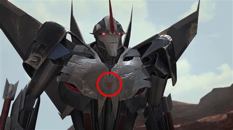 You Ever Wonder Why Does Prime Starscream Have A Red Con Symbol When