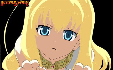 Anime Girl Blonde Hair Yellow Eyes Anime