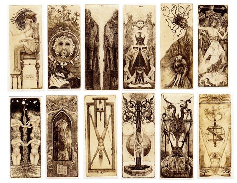 Examples Of An Antique Tarot Deck Found In Online Images There Was No
