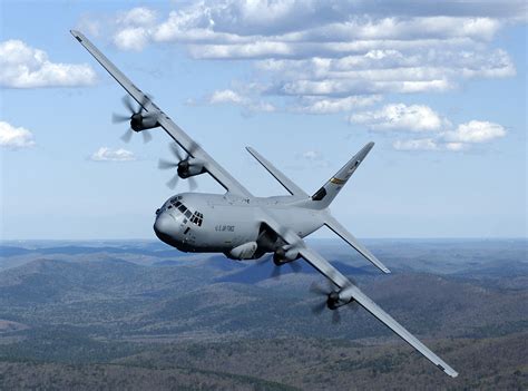It featured four spinning propellers, three sets of landing gear that allowed the plane to roll. Deadly Lockheed Martin C130 Hercules | Army and Weapons