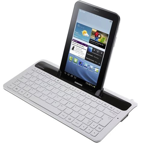 Digitalsonline Samsung Galaxy Tab2 70 Keyboard Dock White Ekd K11aw