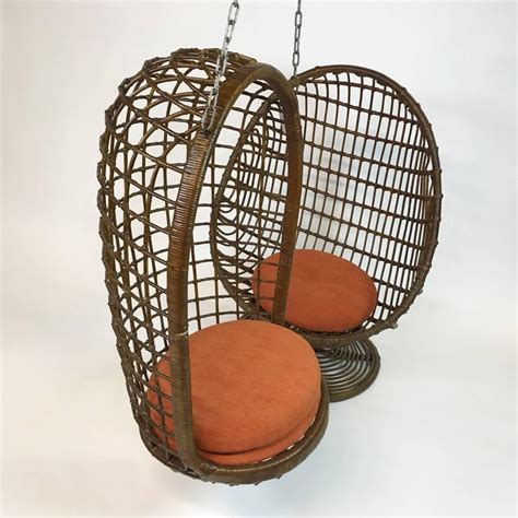 Sofas, lighting, rugs and chairs. Mid Century Woven Rattan Egg Chair For Sale at 1stdibs