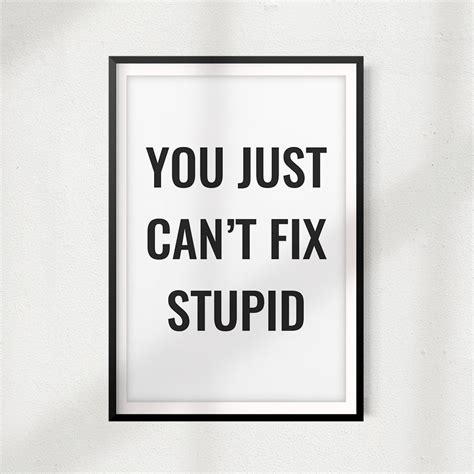 Cant Fix Stupid Quote You Cant Fix Stupid Not Even With Duct Tape T