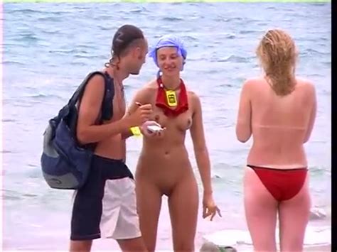 Full frontal nudity on a Crimean beach Казантип 2004 Пляж Nude