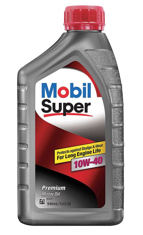 Mobil Conventional Engine Oil 1 Qt 10w 40 For Use With Automotive