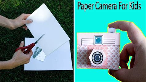 How To Make A Paper Camera For Kids Camera With Cardboard Paper