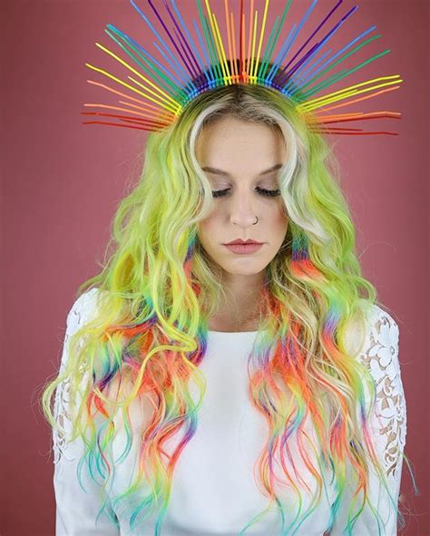 Pin By Bri Shea On Hair Rainbow Hair Grunge Hair Pink Grunge