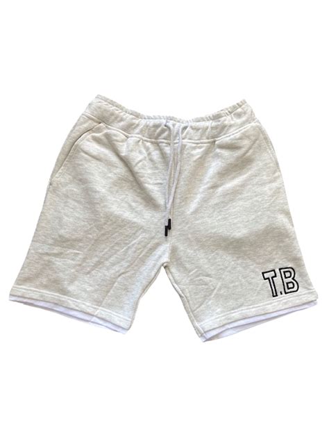 Grey Trackie Shorts Tb Threads