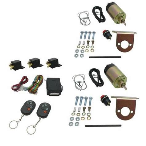 8 Function 35 To 50 Lb Remote Shaved Door Popper Kit