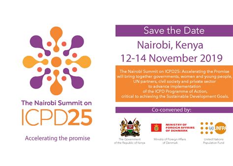 save the date nairobi summit for icpd25 accelerating the promise launch of summit website